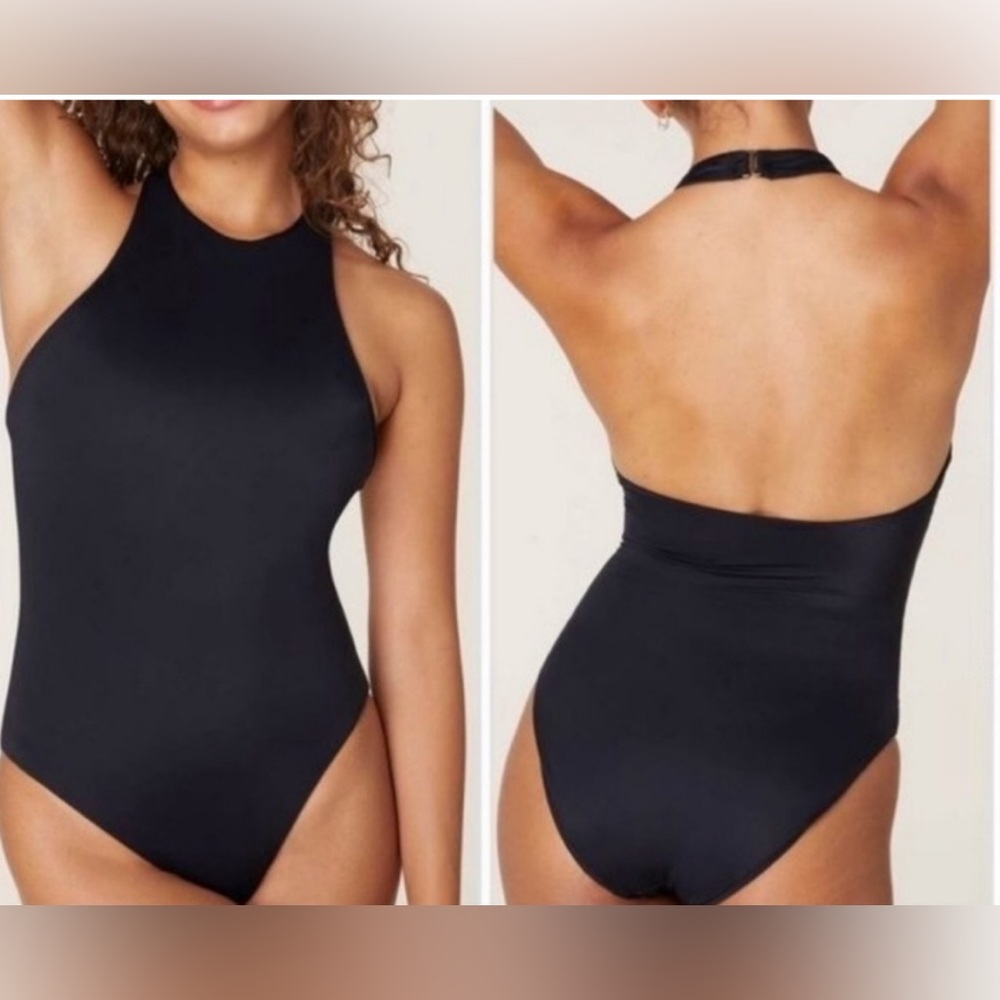 Andie Swim The Luzon One Piece Swimsuit in Black Size Medium NWT